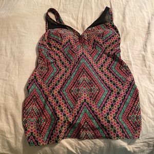 Maternity swim tankini top